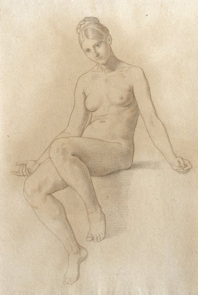 Desnudo femenino de Julius Schnorr von Carolsfeld