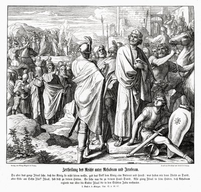 Jeroboam y Roboam de Julius Schnorr von Carolsfeld