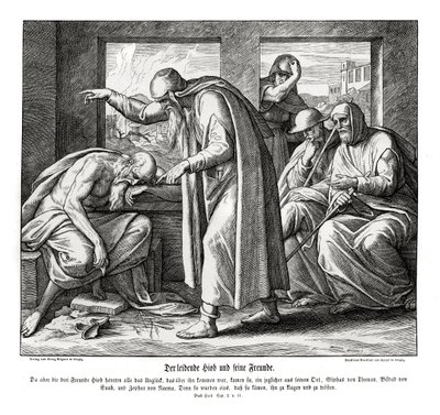 Los amigos de Job, Job de Julius Schnorr von Carolsfeld