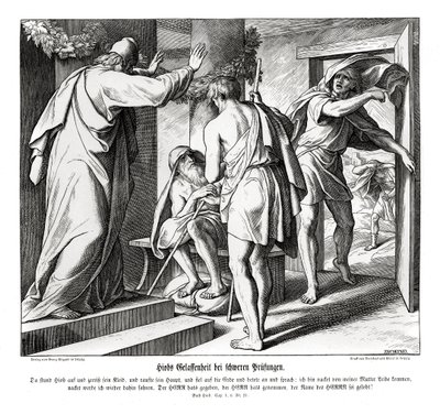 Las pruebas de Job, Job de Julius Schnorr von Carolsfeld