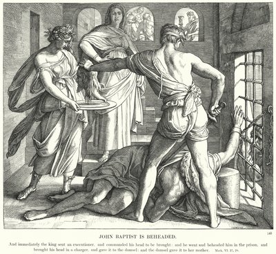 Juan Bautista es decapitado de Julius Schnorr von Carolsfeld