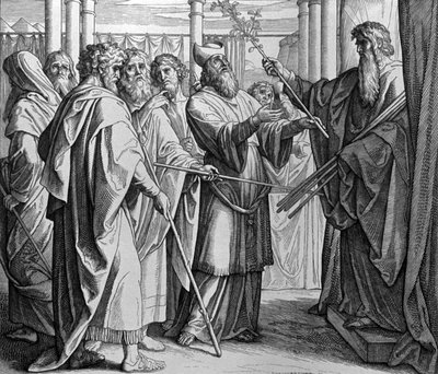Vara de AAron de Julius Schnorr von Carolsfeld