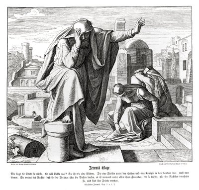 Lamentaciones de Julius Schnorr von Carolsfeld