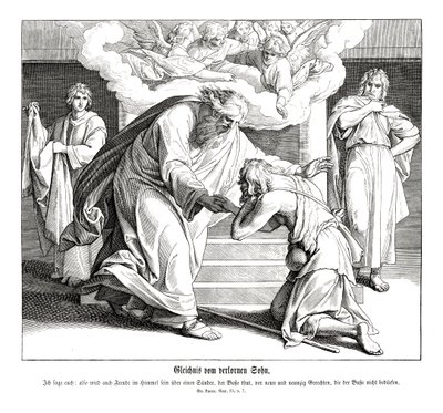 Parábola del buen samaritano, Evangelio de Lucas de Julius Schnorr von Carolsfeld