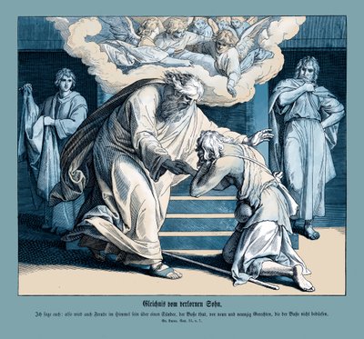 Parábola del buen samaritano, Evangelio de Lucas de Julius Schnorr von Carolsfeld