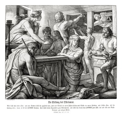 Pascua, Éxodo de Julius Schnorr von Carolsfeld