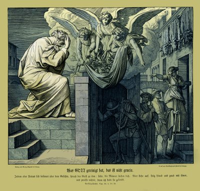 Pedro y los hombres de Cornelio, Hechos de los Apóstoles de Julius Schnorr von Carolsfeld