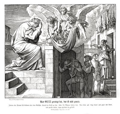 Pedro y los hombres de Cornelio, Hechos de los Apóstoles de Julius Schnorr von Carolsfeld