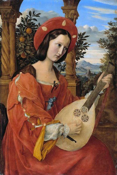 Retrato de Clara Bianca von Quandt, 1820 de Julius Schnorr von Carolsfeld