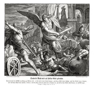 Oración de Ezequías, 2 Reyes de Julius Schnorr von Carolsfeld