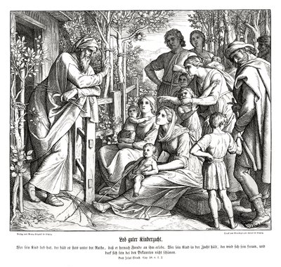 Criar hijos, Libro de Sirach de Julius Schnorr von Carolsfeld