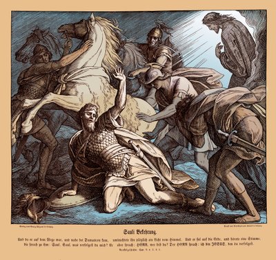 Saulo en el camino a Damasco, Hechos de los Apóstoles de Julius Schnorr von Carolsfeld