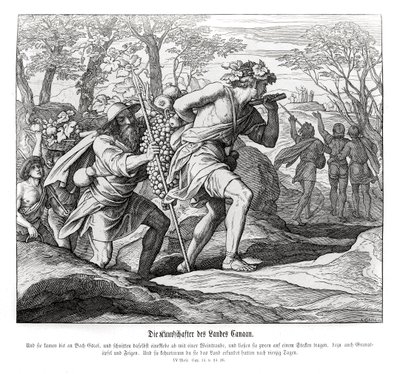 Exploradores a la tierra de Canaán, Números de Julius Schnorr von Carolsfeld