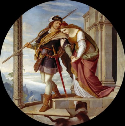 Despedida de Sigfrido de Kriemhild, c.1843 de Julius Schnorr von Carolsfeld