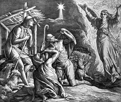 Anunciación a los pastores de Julius Schnorr von Carolsfeld