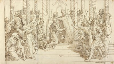 Coronación de Carlomagno de Julius Schnorr von Carolsfeld