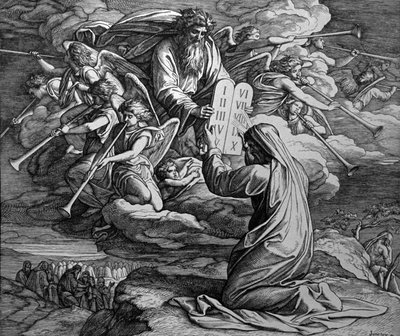 Las Tablas de la Ley de Julius Schnorr von Carolsfeld