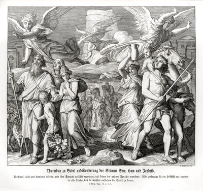 La Torre de Babel, Génesis de Julius Schnorr von Carolsfeld