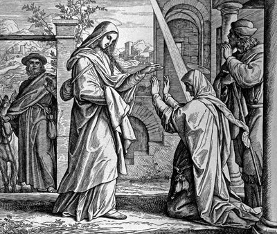 Visitación de María de Julius Schnorr von Carolsfeld