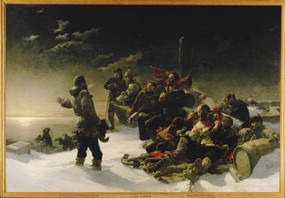 Dos oficiales austriacos, Julius von Payer y Karl Weyprecht ... (pintura sobre lienzo) de Julius Von Payer