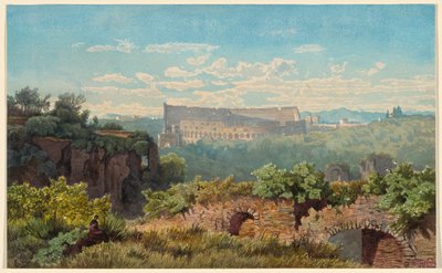 El Coliseo Visto desde la Colina Palatina de Julius Zielke