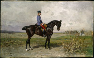 Franz Joseph, retrato ecuestre / Blaas de Julius von Blaas
