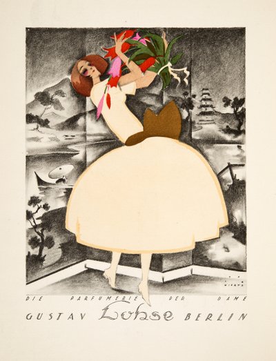 Anuncio para Gustav Lohse, Berlín, Perfume para Mujeres, de Styl, pub.1922 de Jupp Wiertz