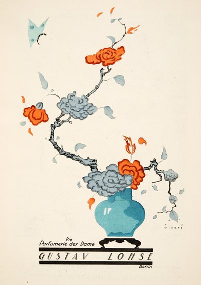 Anuncio para Gustav Lohse, Perfume para Mujeres, de Styl, pub.1922 de Jupp Wiertz