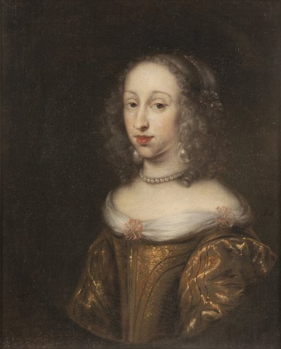 Retrato de la Princesa Anna Dorothea de Holstein-Gottorp (1640-1713) de Jürgen Ovens