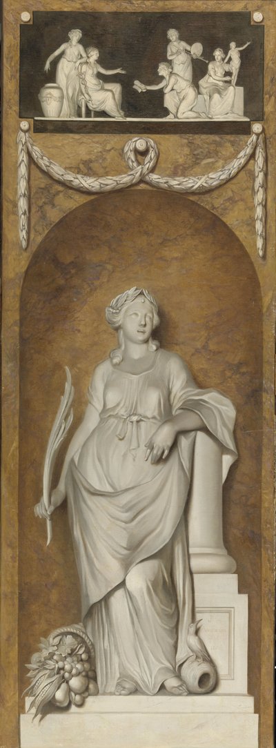 Colgante de pared pintado con la paz de Jurriaan Andriessen (signed by artist)