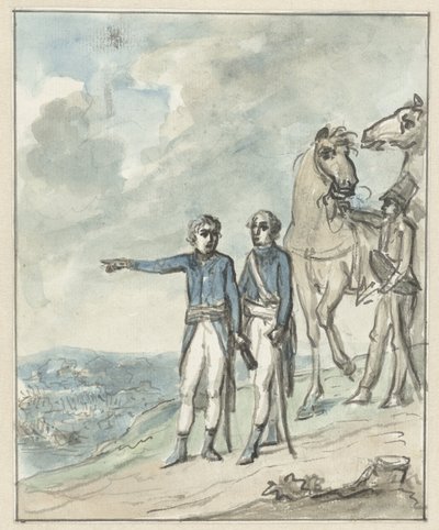 Los generales Napoleón y Berthier de Jurriaan Andriessen