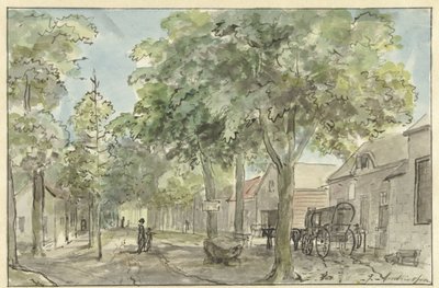 Dorpsstraat en Lage Vuursche de Jurriaan Andriessen