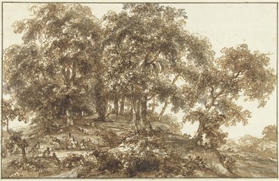 Paisaje con grupo de árboles de Jurriaan Andriessen