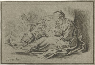 madre y dos hijos de Jurriaan Cootwijck