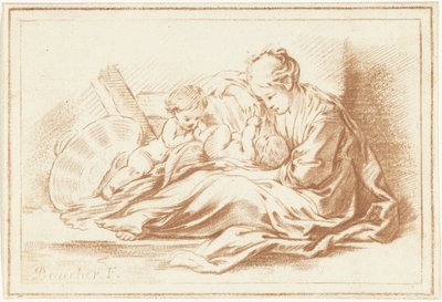 madre y dos hijos de Jurriaan Cootwijck