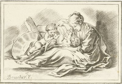 madre y dos hijos de Jurriaan Cootwijck
