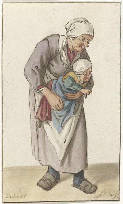 mujer con niño de Jurriaan Cootwijck