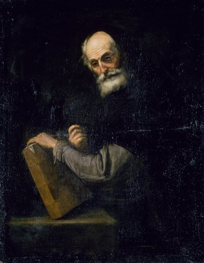 Un filósofo, c.1640 de Jusepe de Ribera