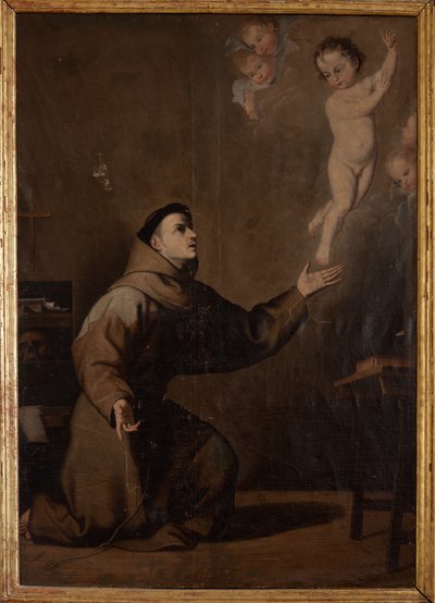 Museo parroquial. Pintura. San Antonio de Padua. Copia de José Ribera. Óleo sobre lienzo. Siglo XVII. de Jusepe de (c.1590 1652) (after) Ribera