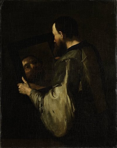 Filósofo con espejo de Jusepe de Ribera (copy after)