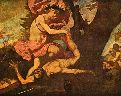 Apolo y Marsias, 1637 de Jusepe de Ribera
