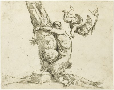 Cupido castiga a un sátiro de Jusepe de Ribera