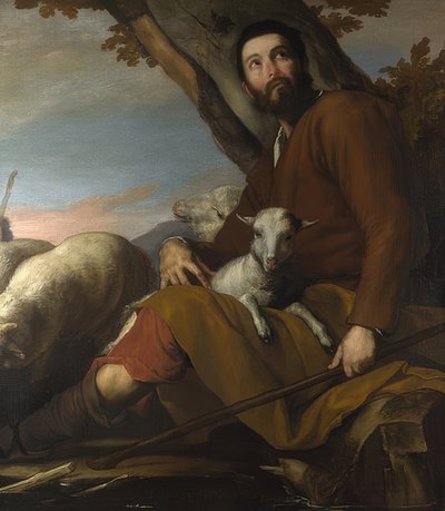 Jacob con el rebaño de Labán. Probablemente 1638 de Jusepe de Ribera