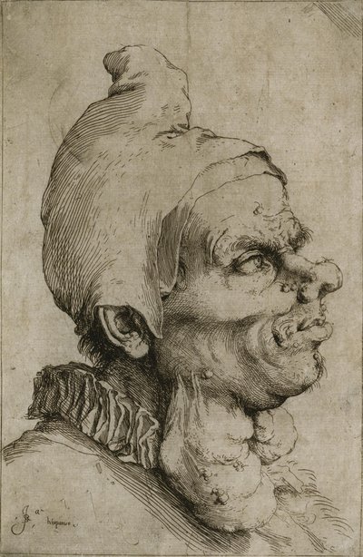 Gran cabeza grotesca de Jusepe de Ribera