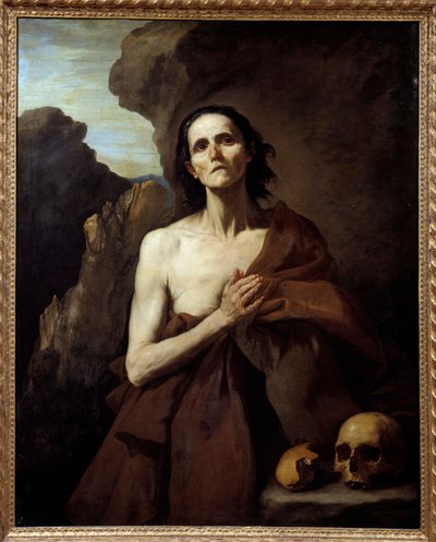 Retrato de Santa María la Egipcia, Penitente en el Desierto de Jusepe de Ribera