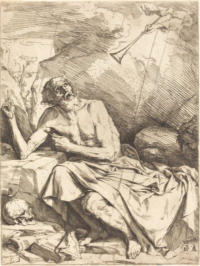 San Jerónimo Escuchando la Trompeta del Juicio Final de Jusepe de Ribera