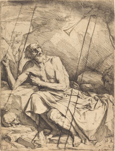San Jerónimo escuchando la trompeta del Juicio Final de Jusepe de Ribera