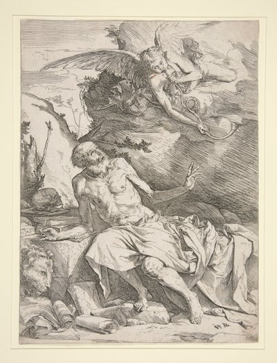 San Jerónimo con el Ángel de Jusepe de Ribera