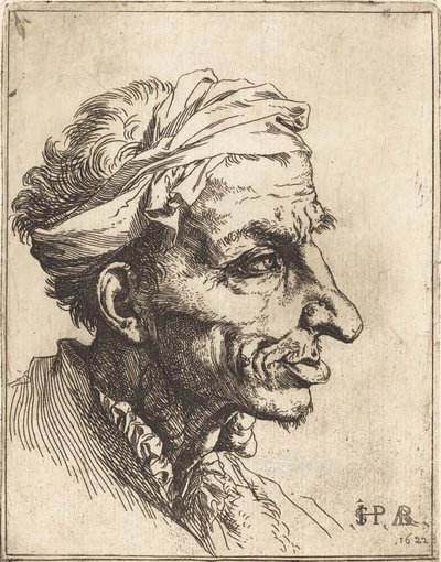Pequeña Cabeza Grotesca de Jusepe de Ribera