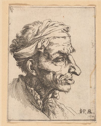 Pequeña cabeza grotesca de Jusepe de Ribera